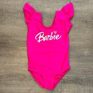 Barbie Hot Pink Swimsuit with Ruffle Sleeves